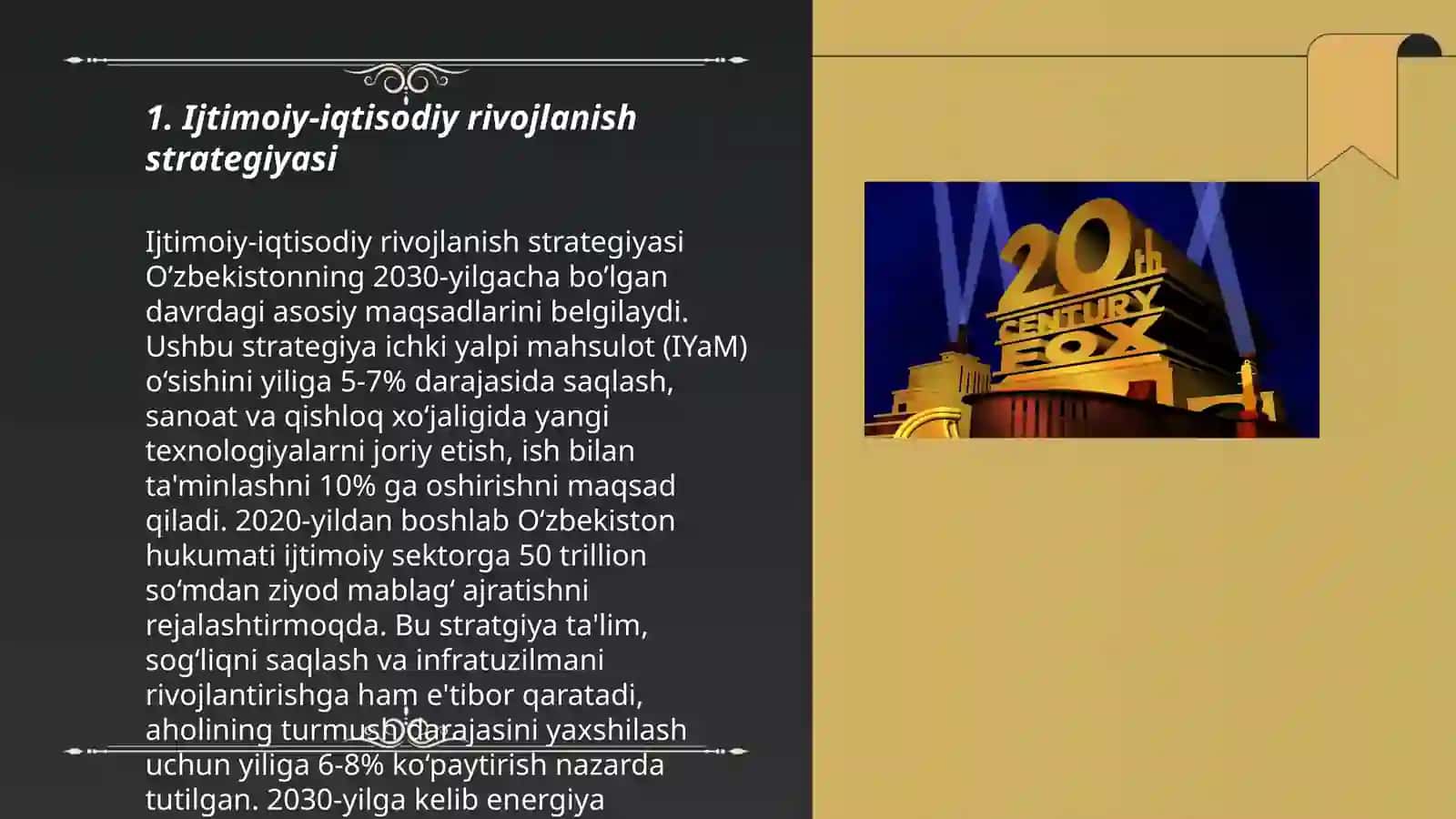 Ijtimoiy-iqtisodiy rivojlanish strategiyasi 3