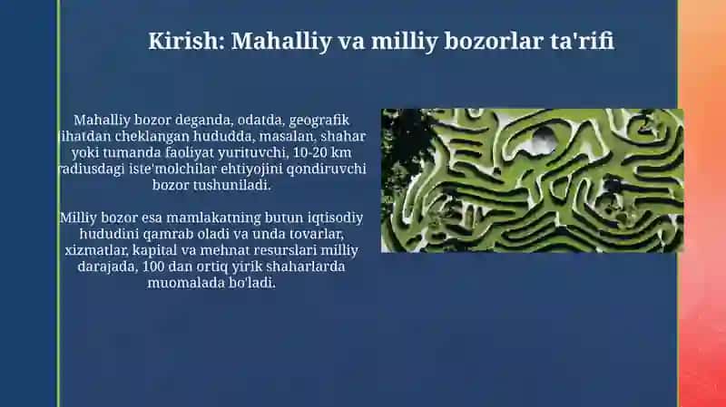 Mahalliy va Milliy Bozorlarda Talab va Taklif Tahlili 3