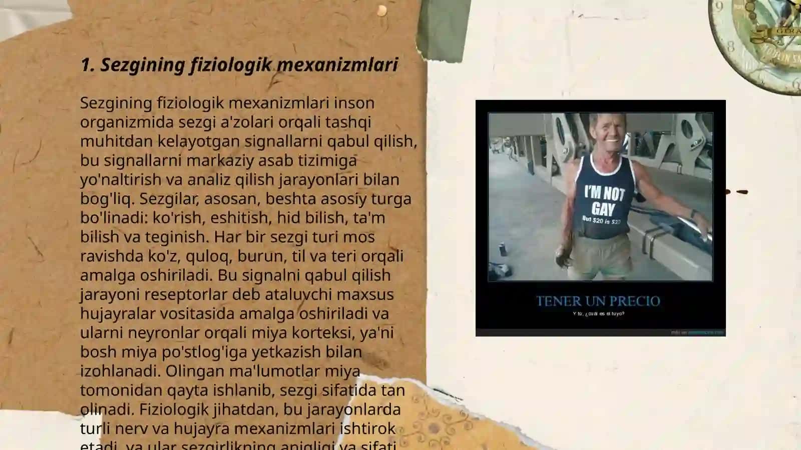 Sezgining boshqa jarayonlarga bog'liqligi va tashqi muhit bilan aloqasi 3