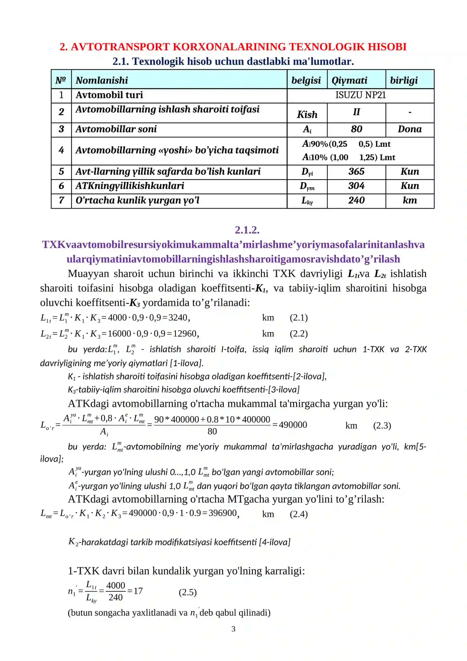Avtomobil va traktorlar ekspluatatsiyasi va diagnostika 3