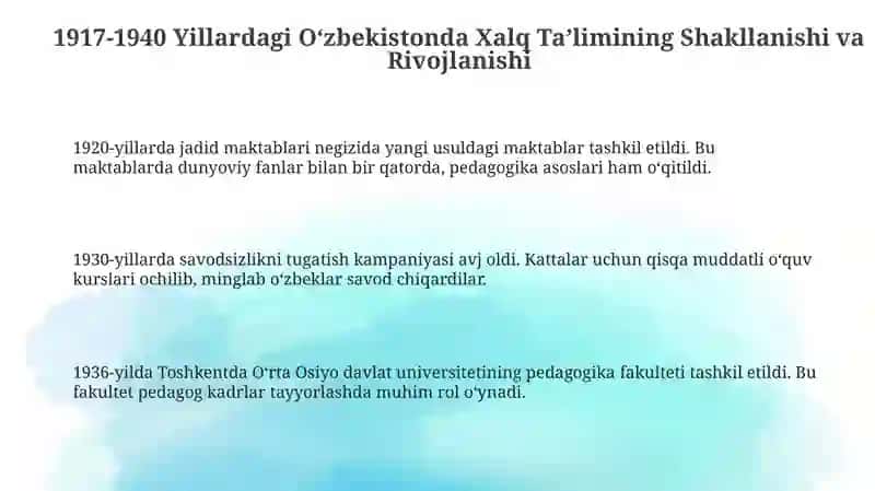 1917-1990 yillarda taʼlim tarbiyasi 3