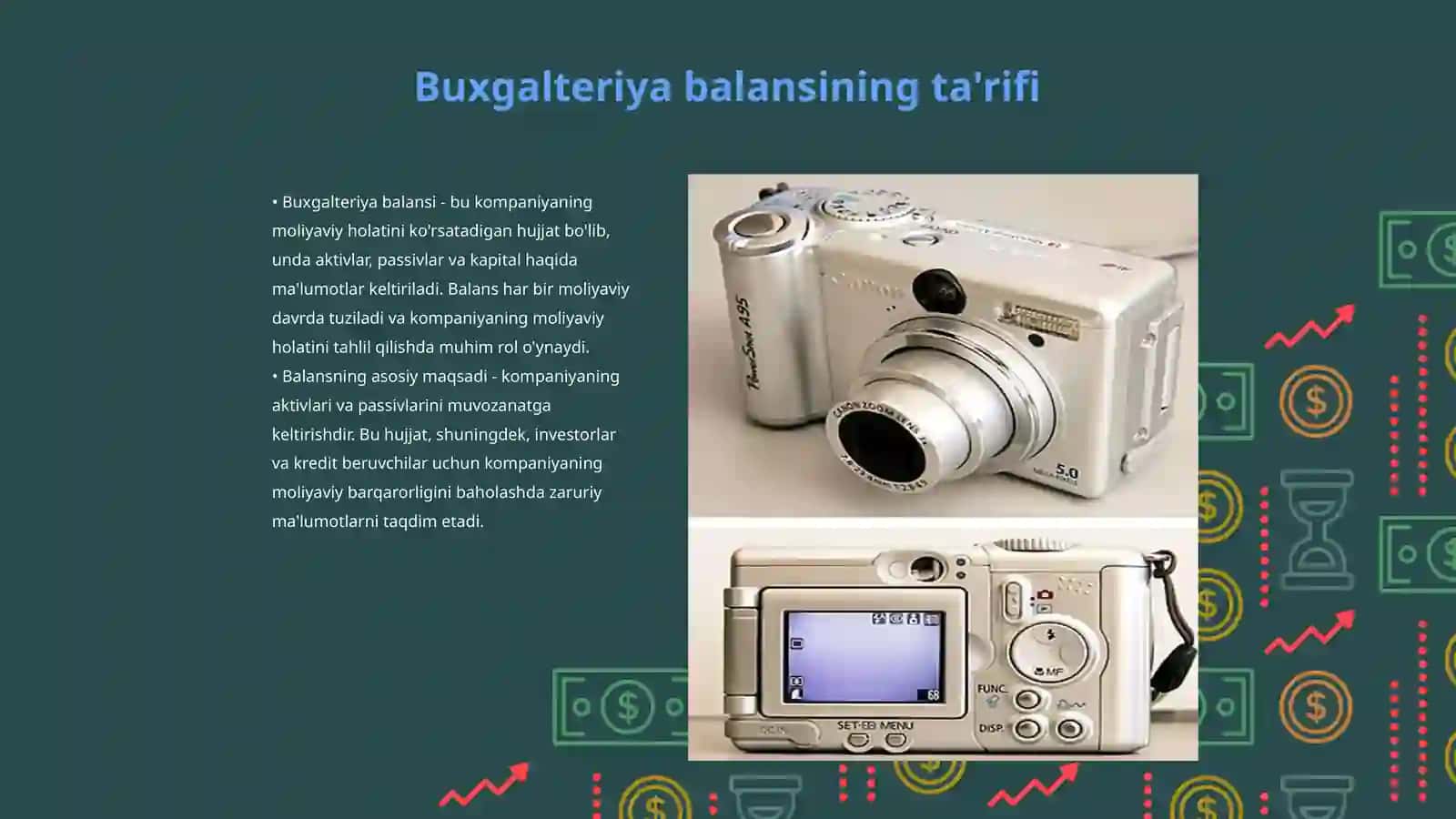 Clik Aksiyadorlik Jamiyatining buxgalteriya balansi haqida taqdimot 3
