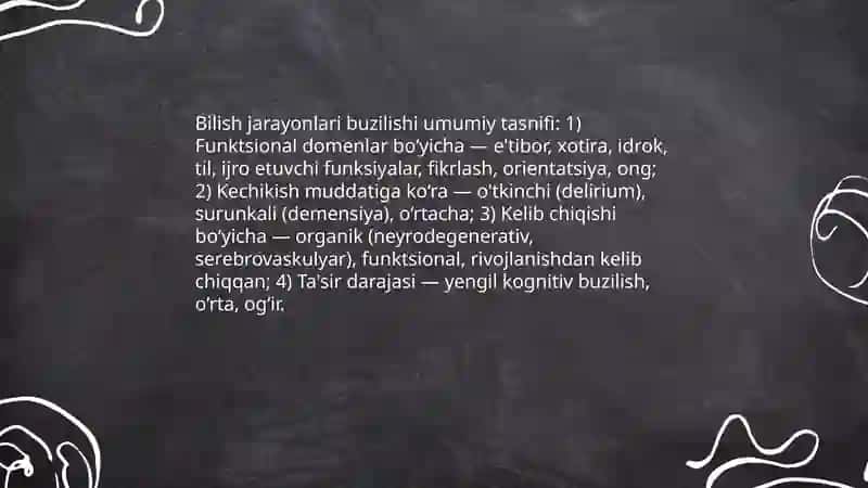 Bilish jarayonlari buzulishlari, Uyqu buzulishlari 3