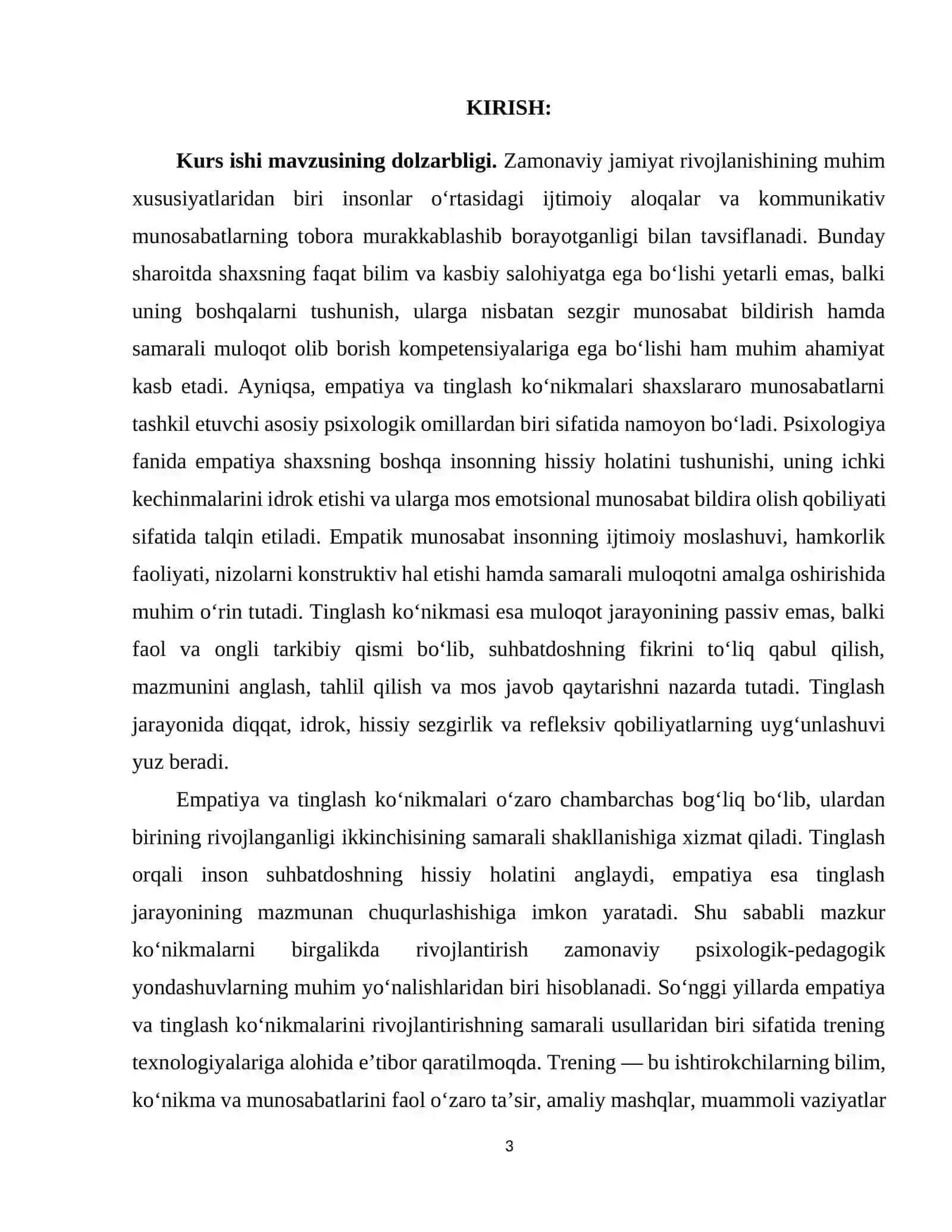 Empatiya va tinglash ko‘nikmalarini rivojlantirishda treningning o‘rni 3