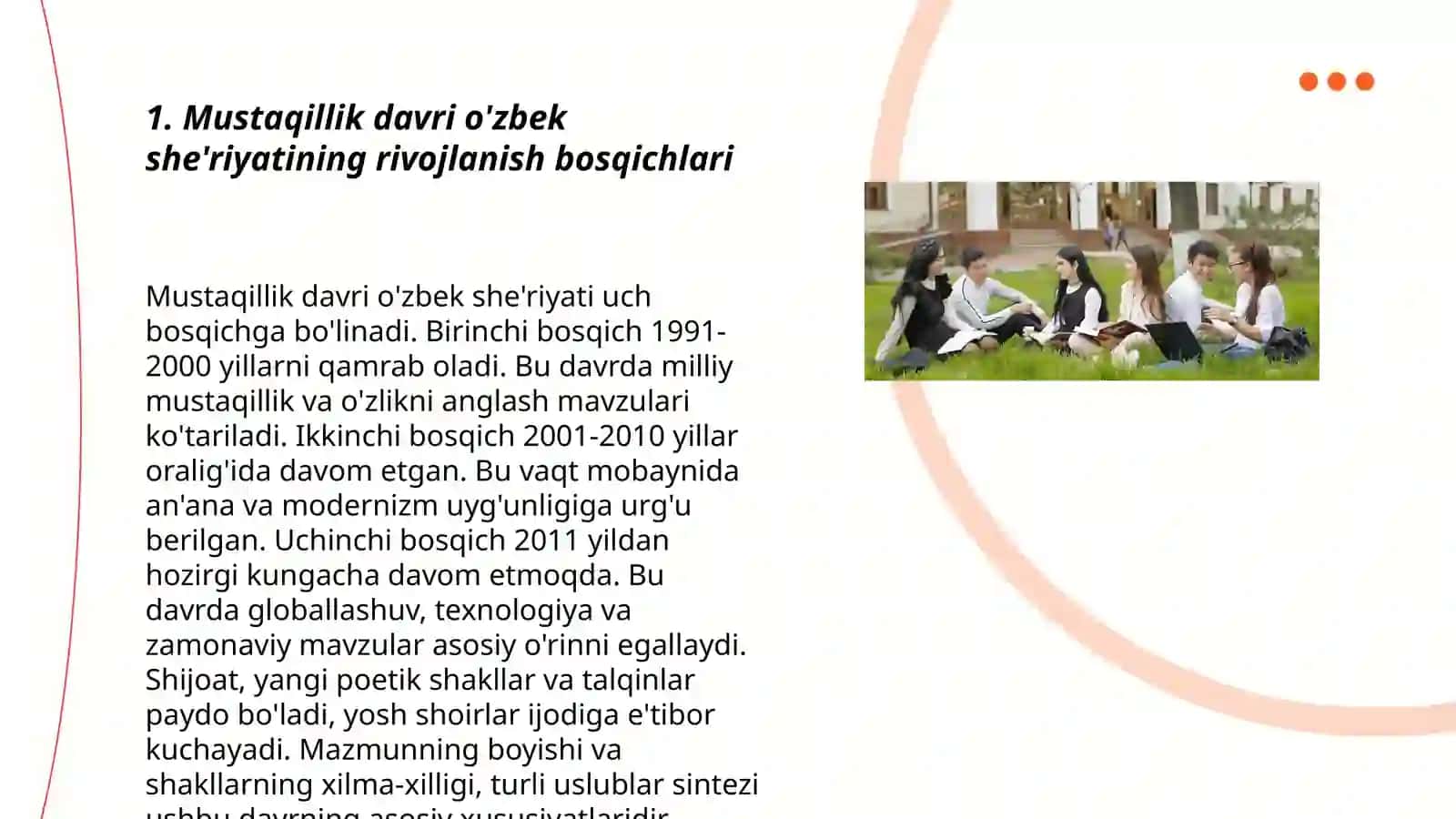 Mustaqillik davri o'zbek she'riyati 3