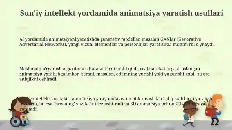 Sun'iy intellektning video animatsiya sohasiga tasiri 3