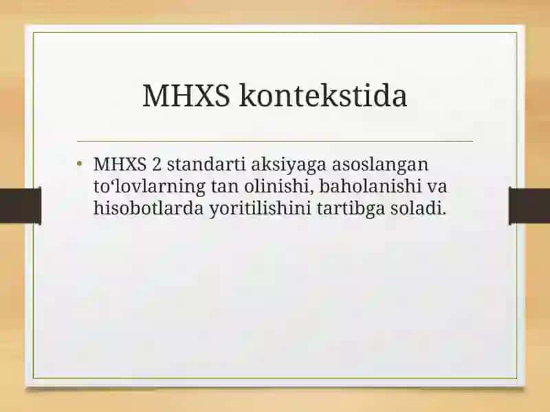 Aksiyaga asoslangan to’lov. 3