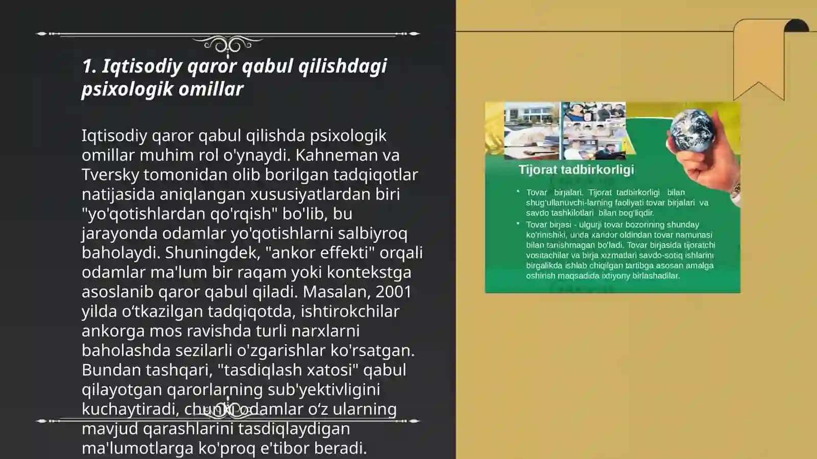 Iqtisod va biznes sohasidagi psixologiyasi 3