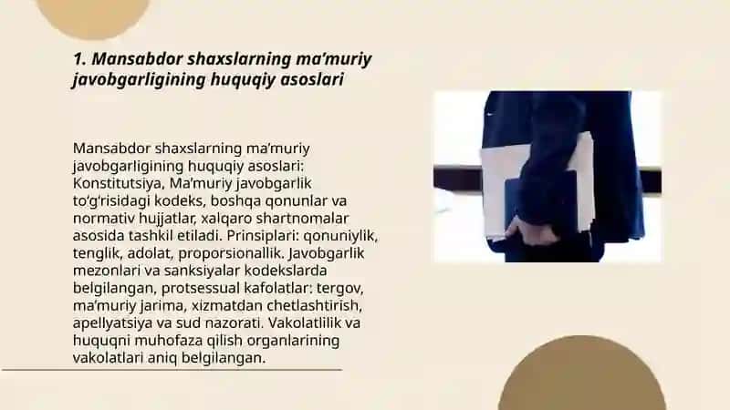Mansabdor shaxslarning ma’muriy javobgarligi 3
