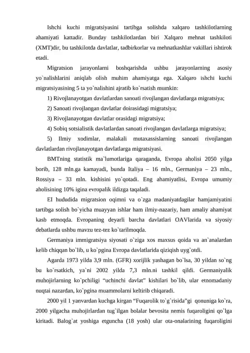 Migratsiya jarayonlarining globallashuvi 3