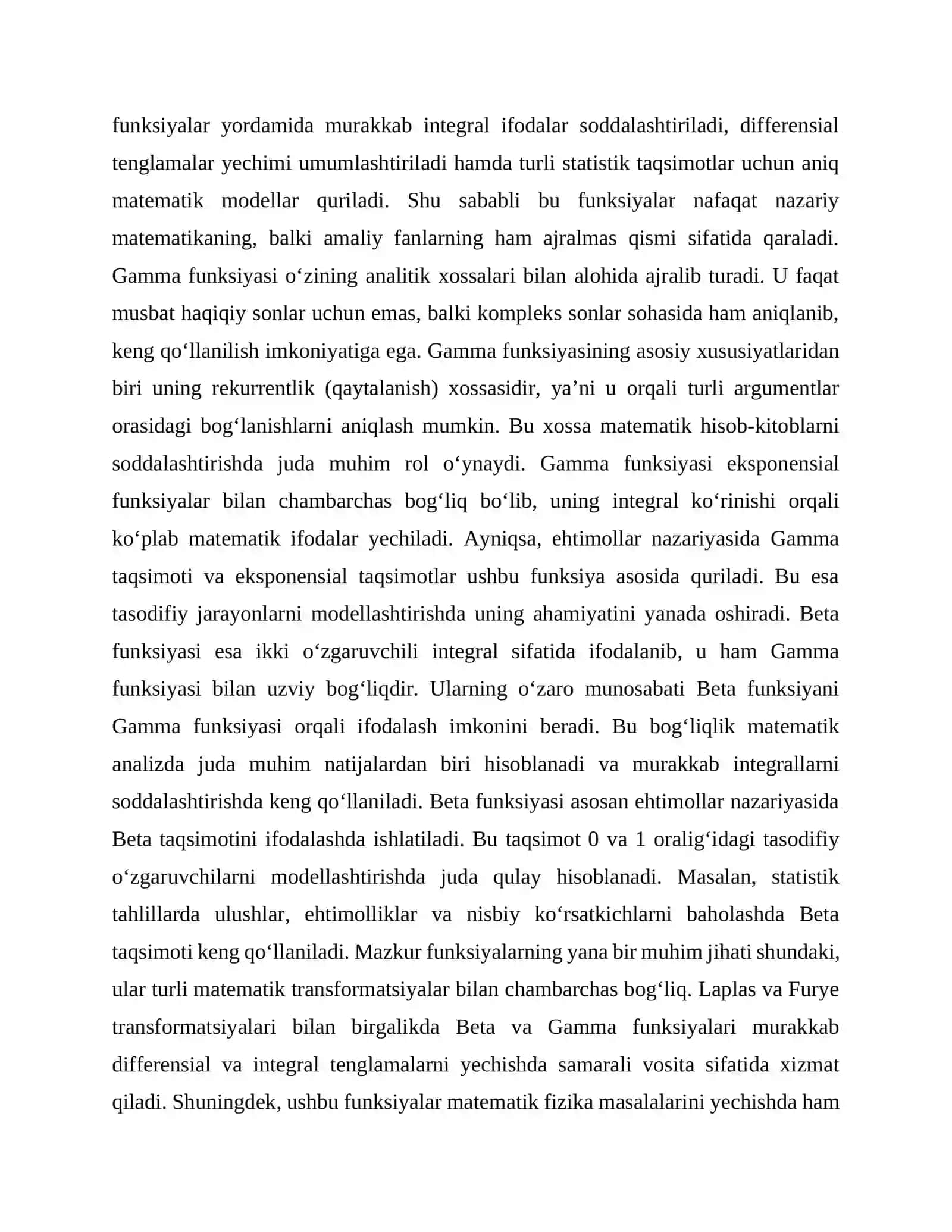 Beta va Gamma funksiyalari 3