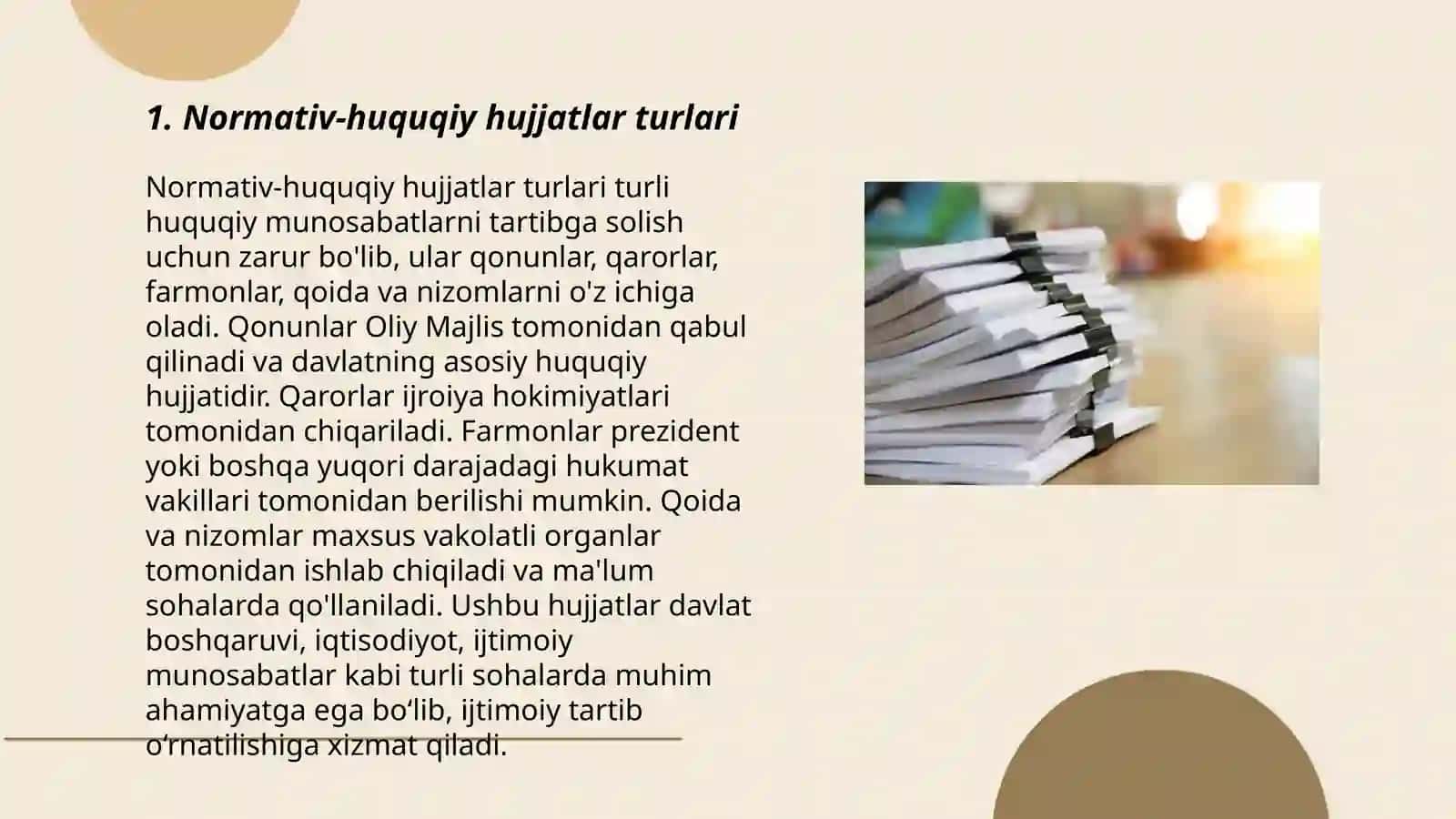 Normativ-huquqiy hujjatlar toʻgʻrisidagi qonun 3