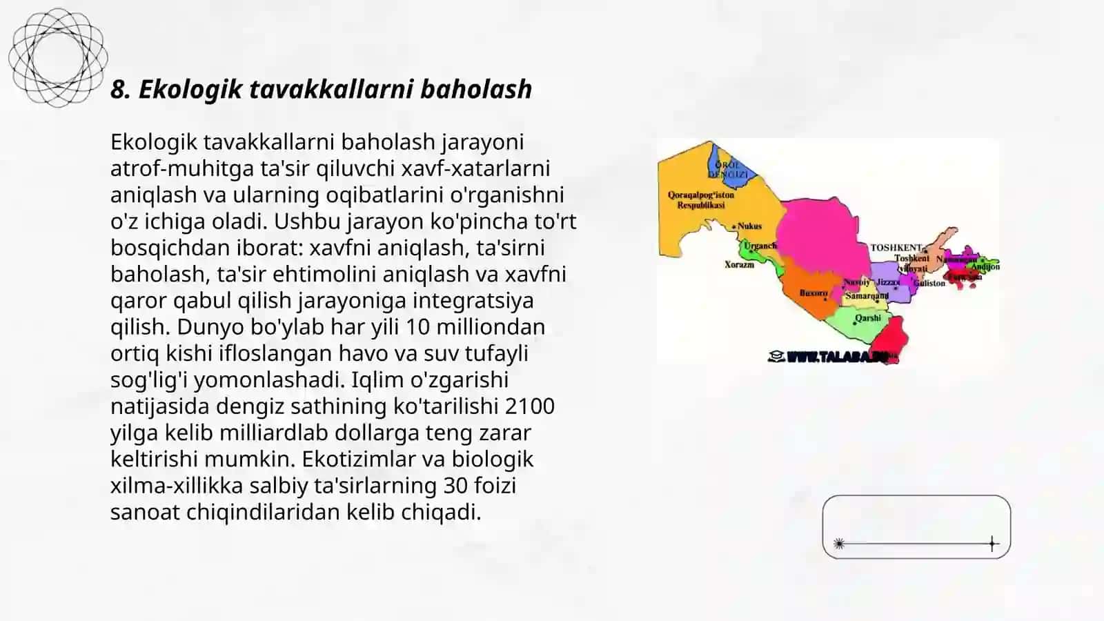 Oʻzbekiston ekologik xaritasi 3