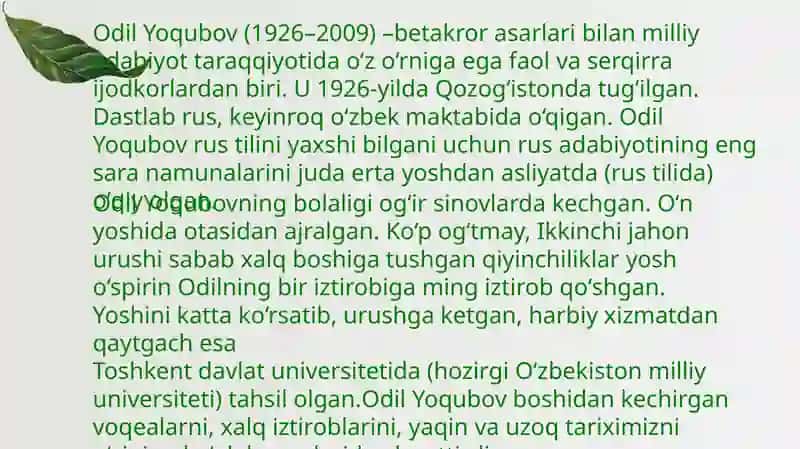 “YAXSHILIK” HIKOYASI 3