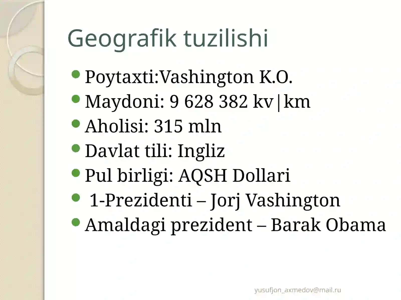 Amerika Qo’shma Shtatlari tarixi 3