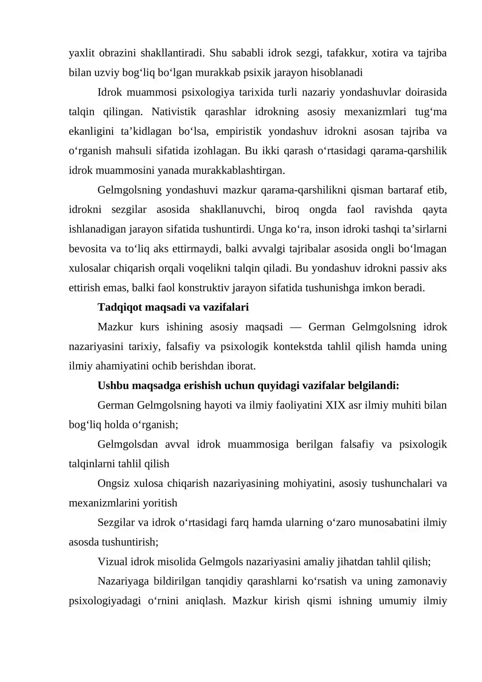 GERMAN GELMGOLSNING IDROK NAZARIYASI 3