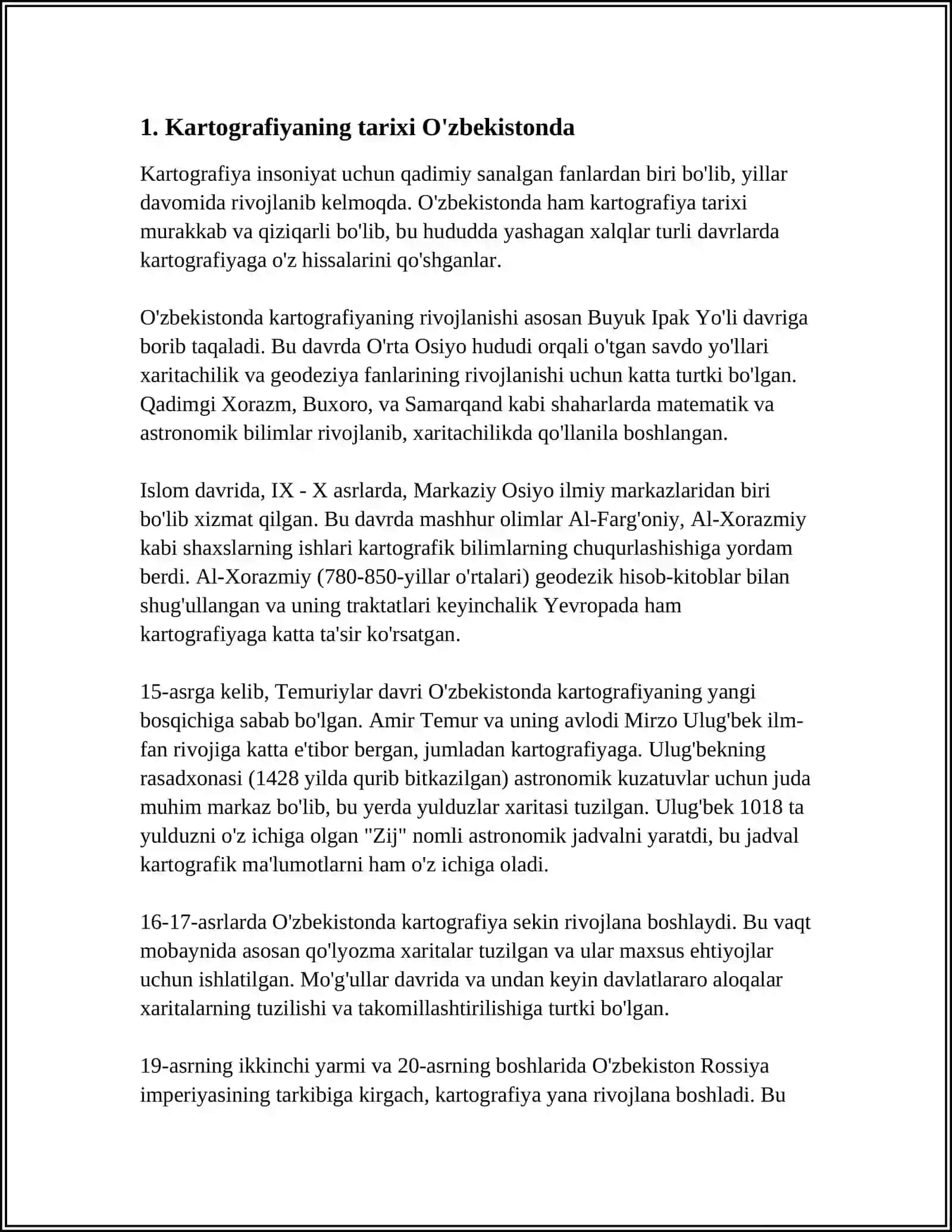 O'ZBEKISTONDA KARTOGRAFIYA FANI HAQIDA 3