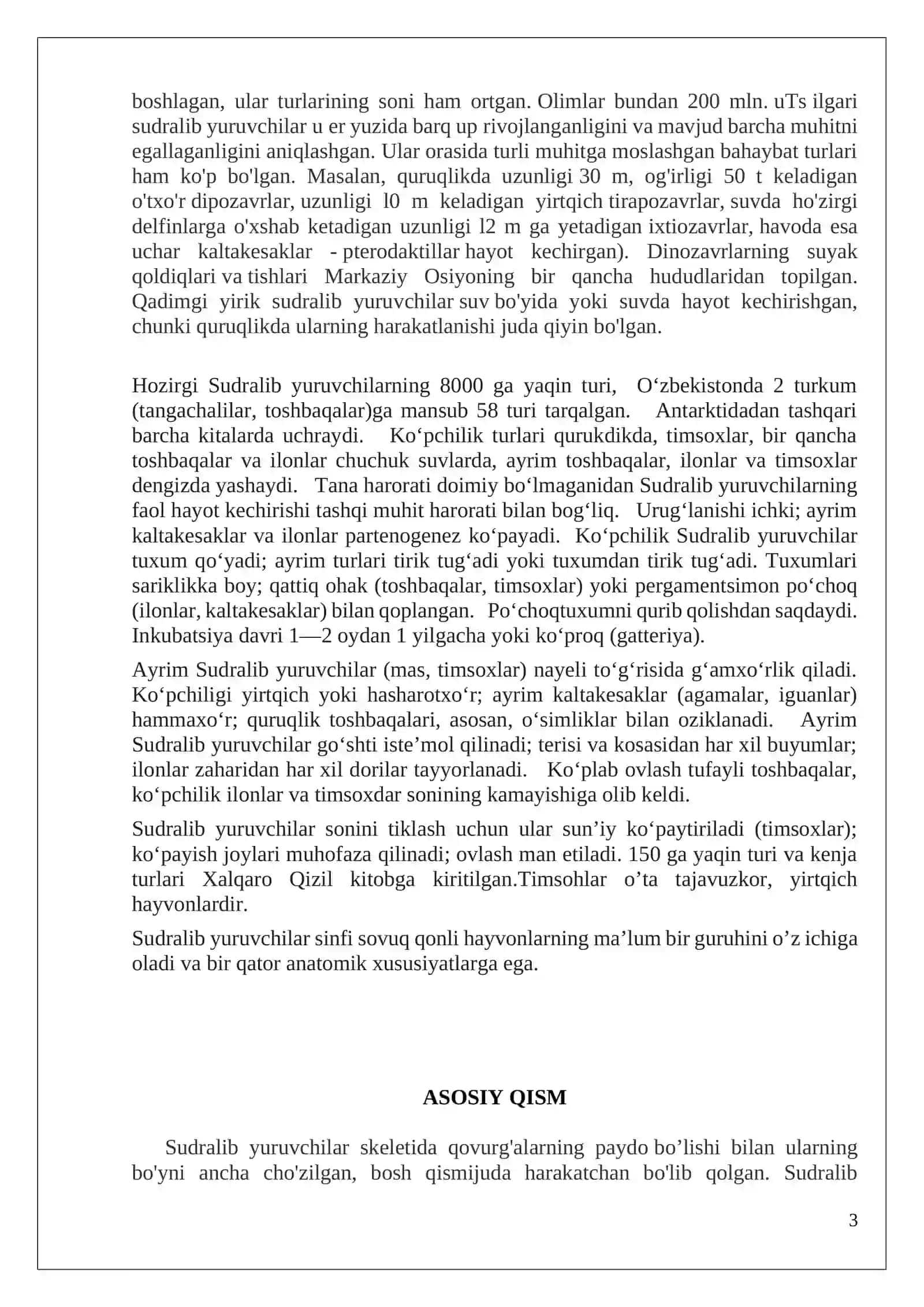 O’zbekistonning zaharli ilonlari, ularning tarqalishi va ahamiyati 3