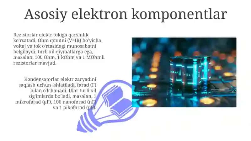 Elektron asboblar haqida umumiy tushunchalar 3