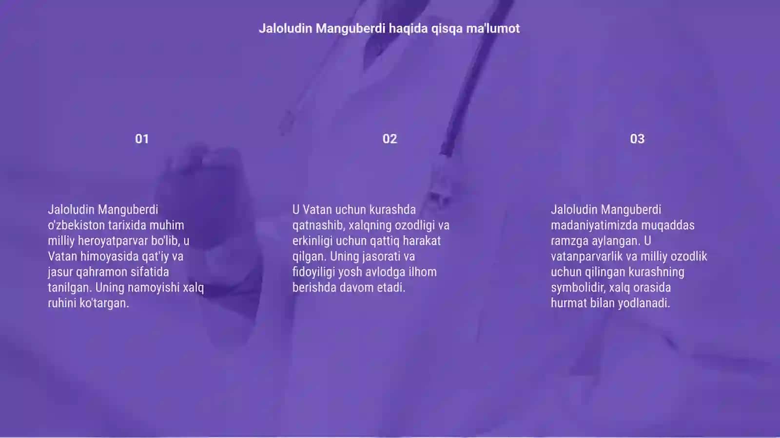 Jaloludin Manguberdi - VATAN HIMOYACHISI 3
