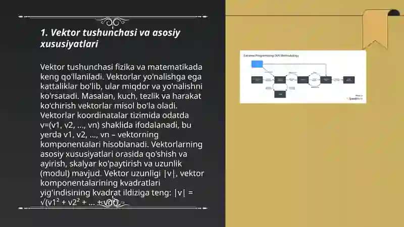 Dashturlashda vektorlarni tashkil etish 3