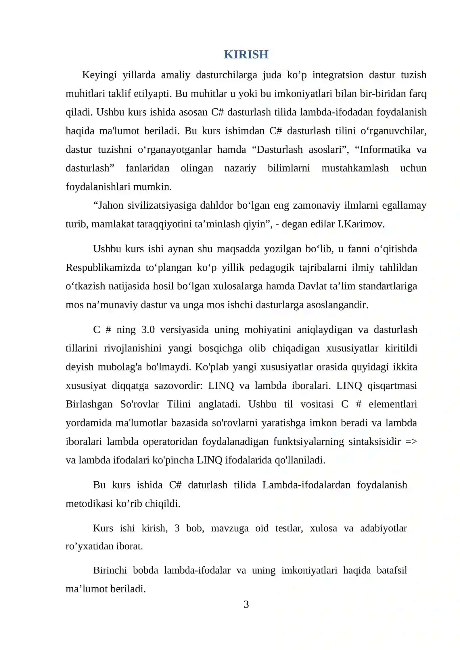 C# dasturlash tilida dasturlashda lambda-ifodadan foydalanish 3