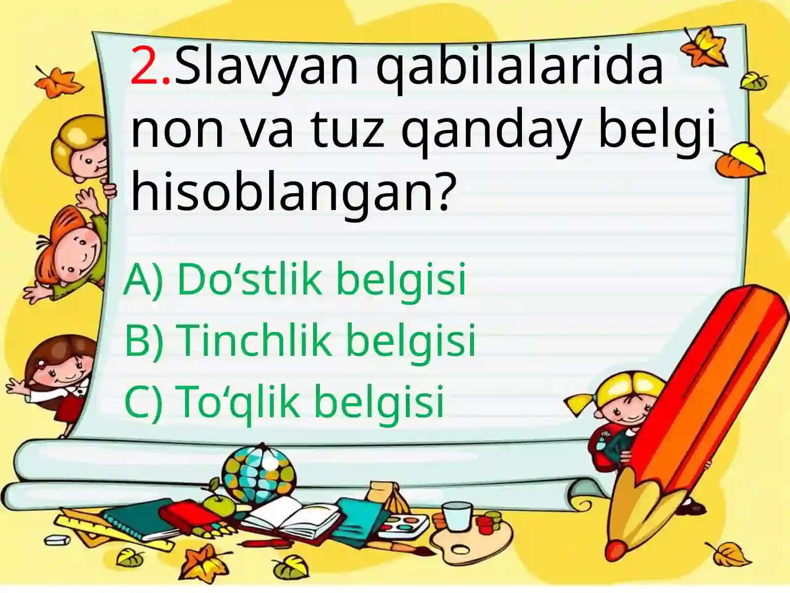 Ona tili va o‘qish savodxonligi fanidan tuzgan TESTI 3