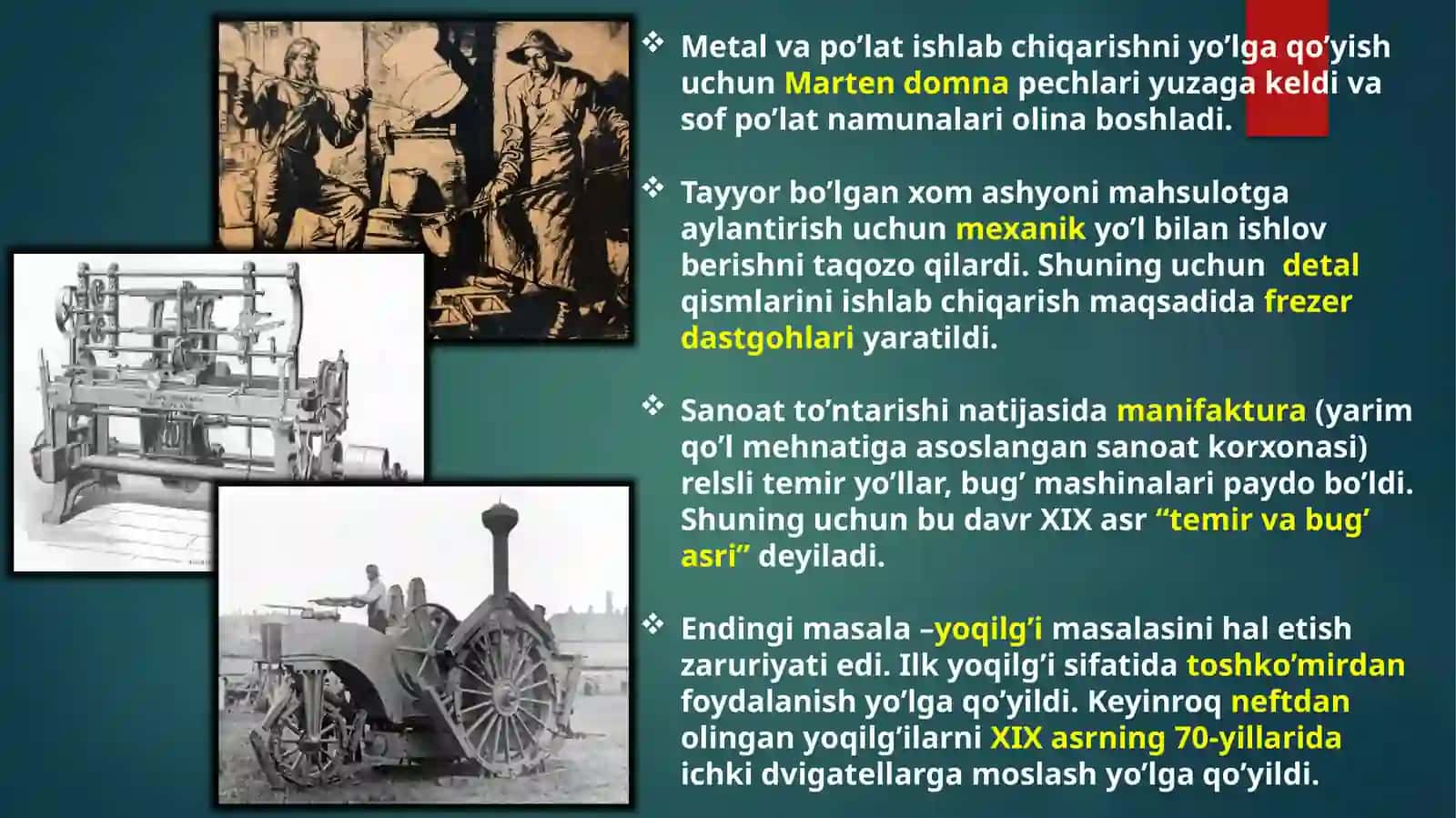 XVIII ASRNING OXIRI XIX ASRDA ILMIY BILIMLARNING RIVOJLANISHI 3