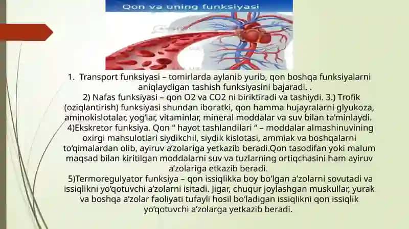 Organizmning biologic suyuqliklari  Qonning fizikaviy-kimyoviy xossalari 3