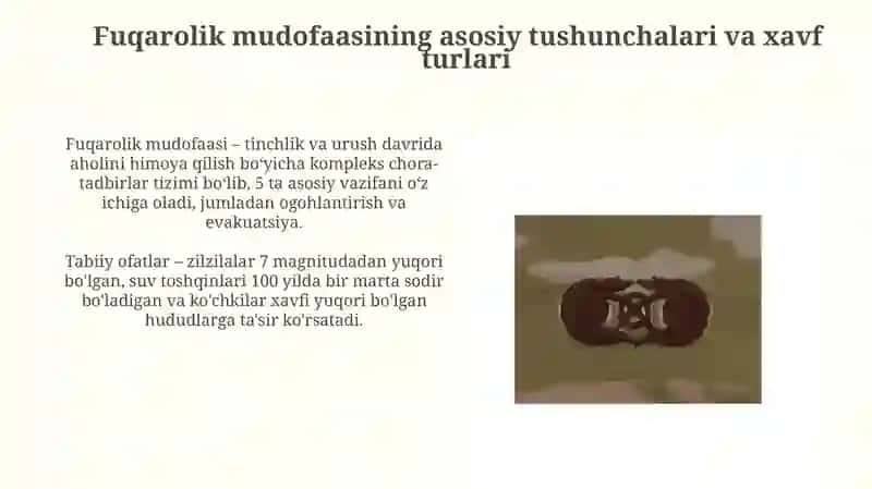 Fuqarolarni muhofaza qilish asoslari 3