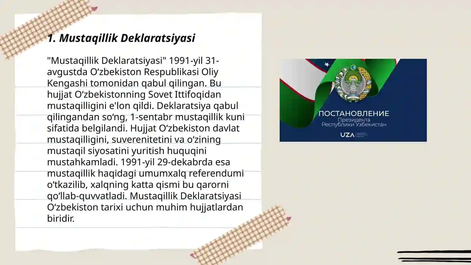 Mustaqillik Deklaratsiyasi 3