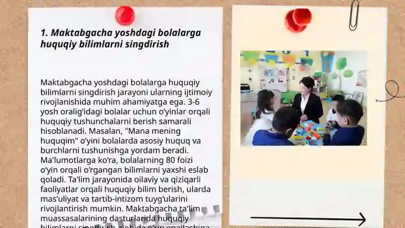 Maktabgacha yoshdagi bolalarda huquqiy va iqtisodiy tarbiyani rivojlantirish usullari 3