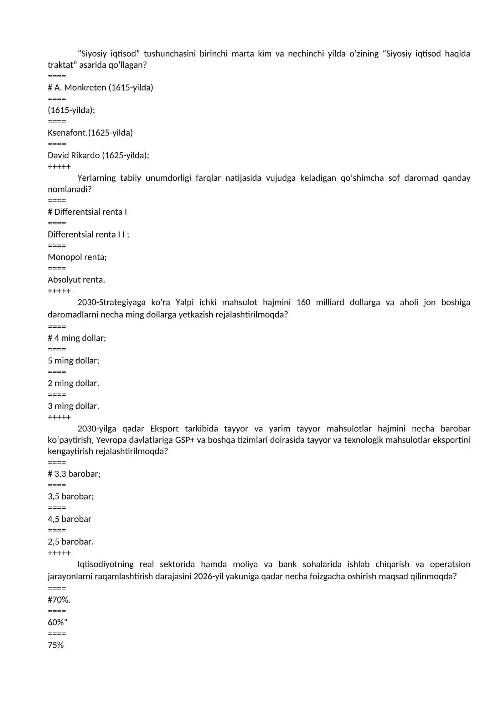 Iqtisodiy siyosat 3