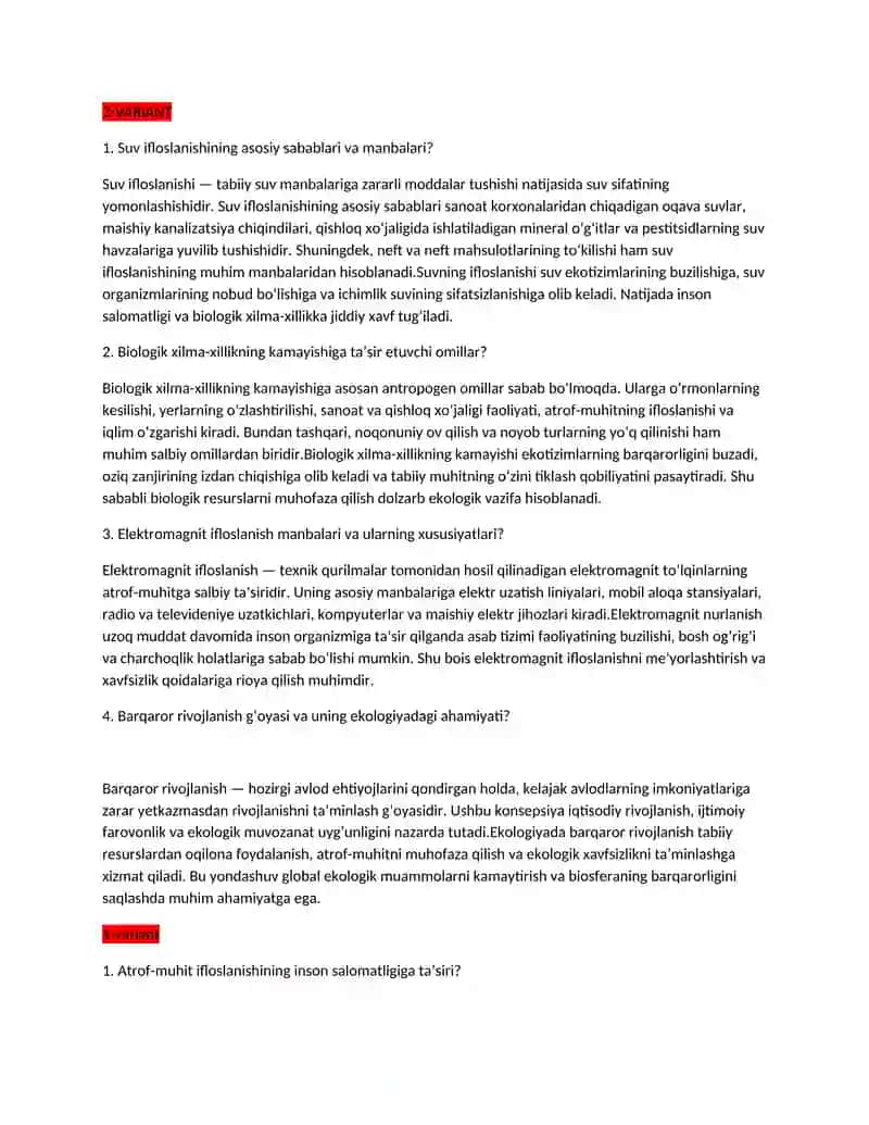 Inson Faoliyatining Atrof-muhit Sifati va Ekologik Muvozanatga Ta'siri 3