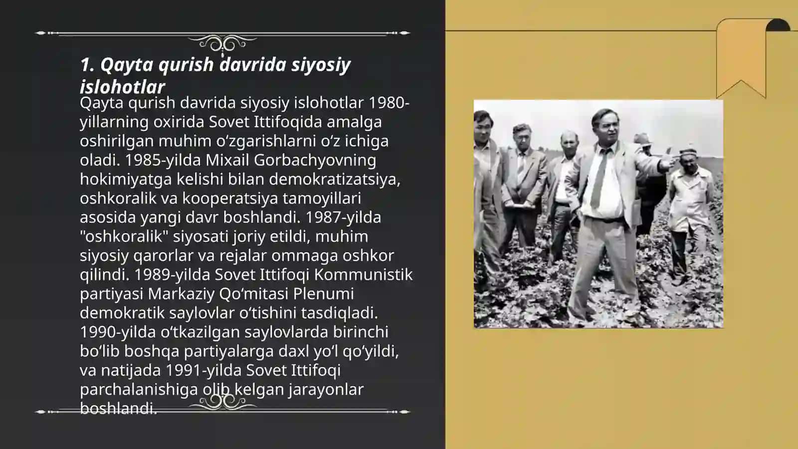 Qayta qurish davrida siyosiy islohotlar 3