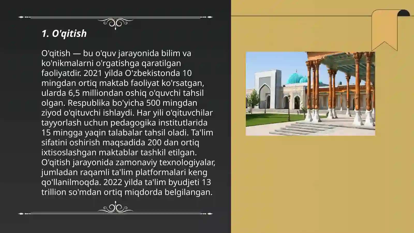 O'qitish 3
