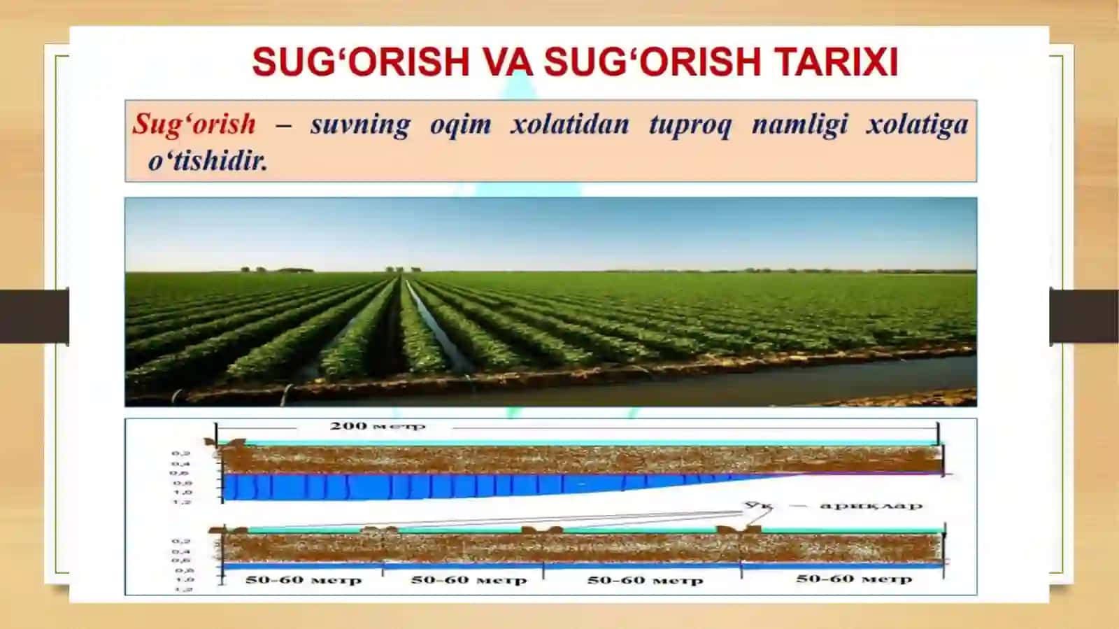 Sug’oriladigan dexqonchilikning fiziologik asoslari 3