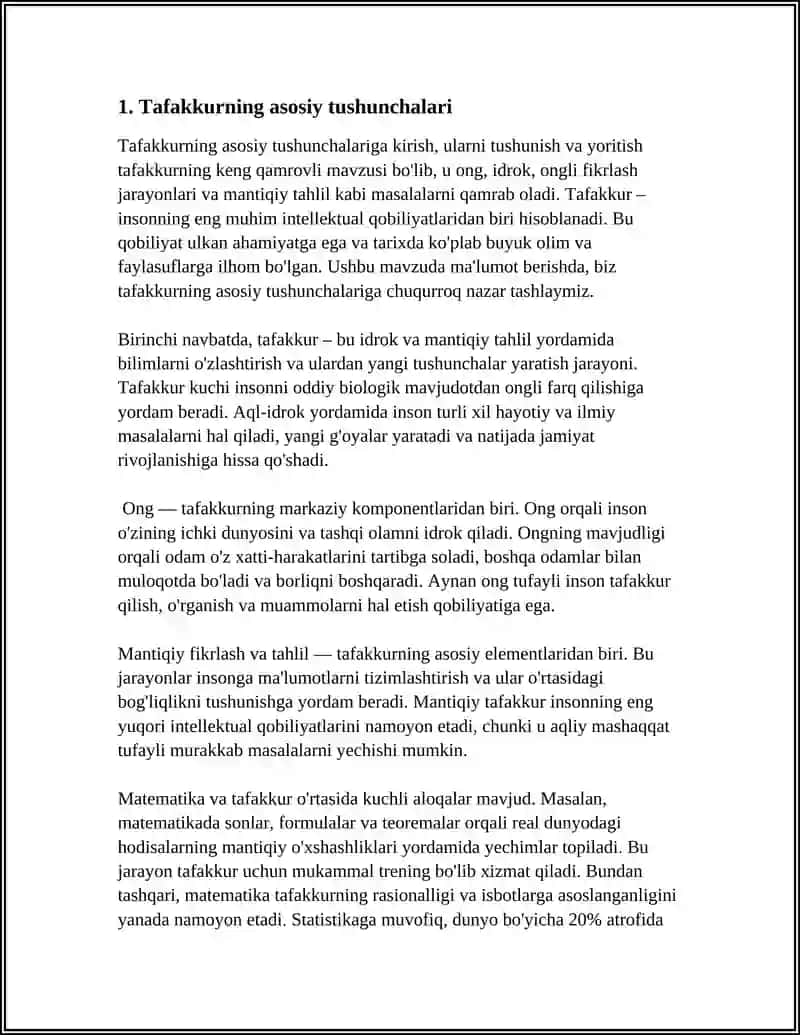 TAFAKKURNING RIVOJLANISH BOSQICHLARI 3
