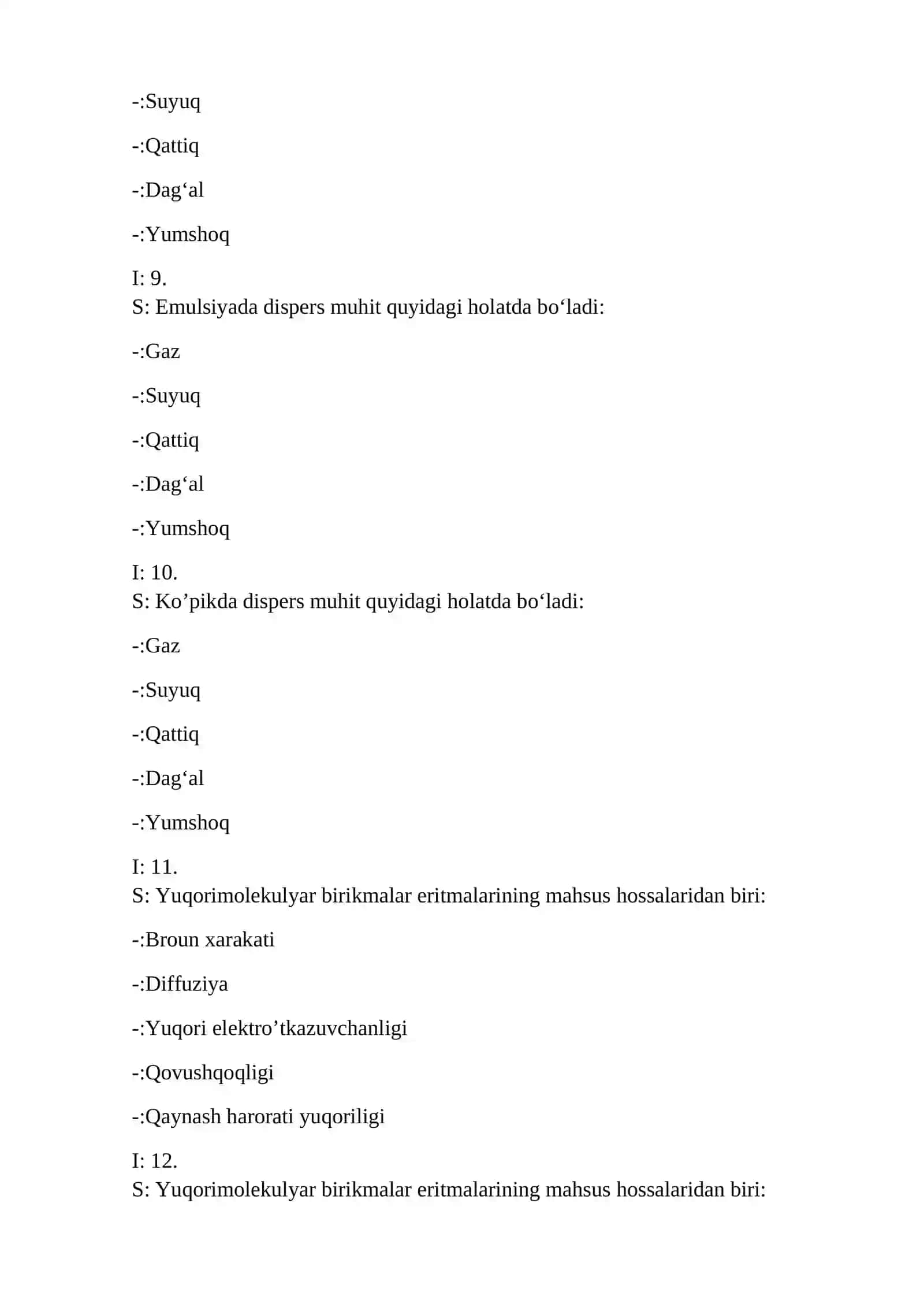 Dispers Turlari va Sifati 3