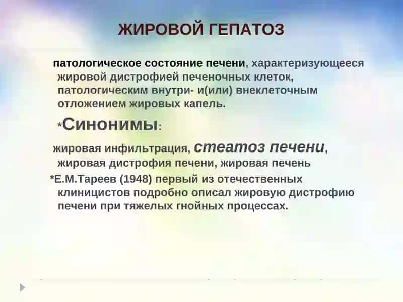 Жировой гепатоз 3