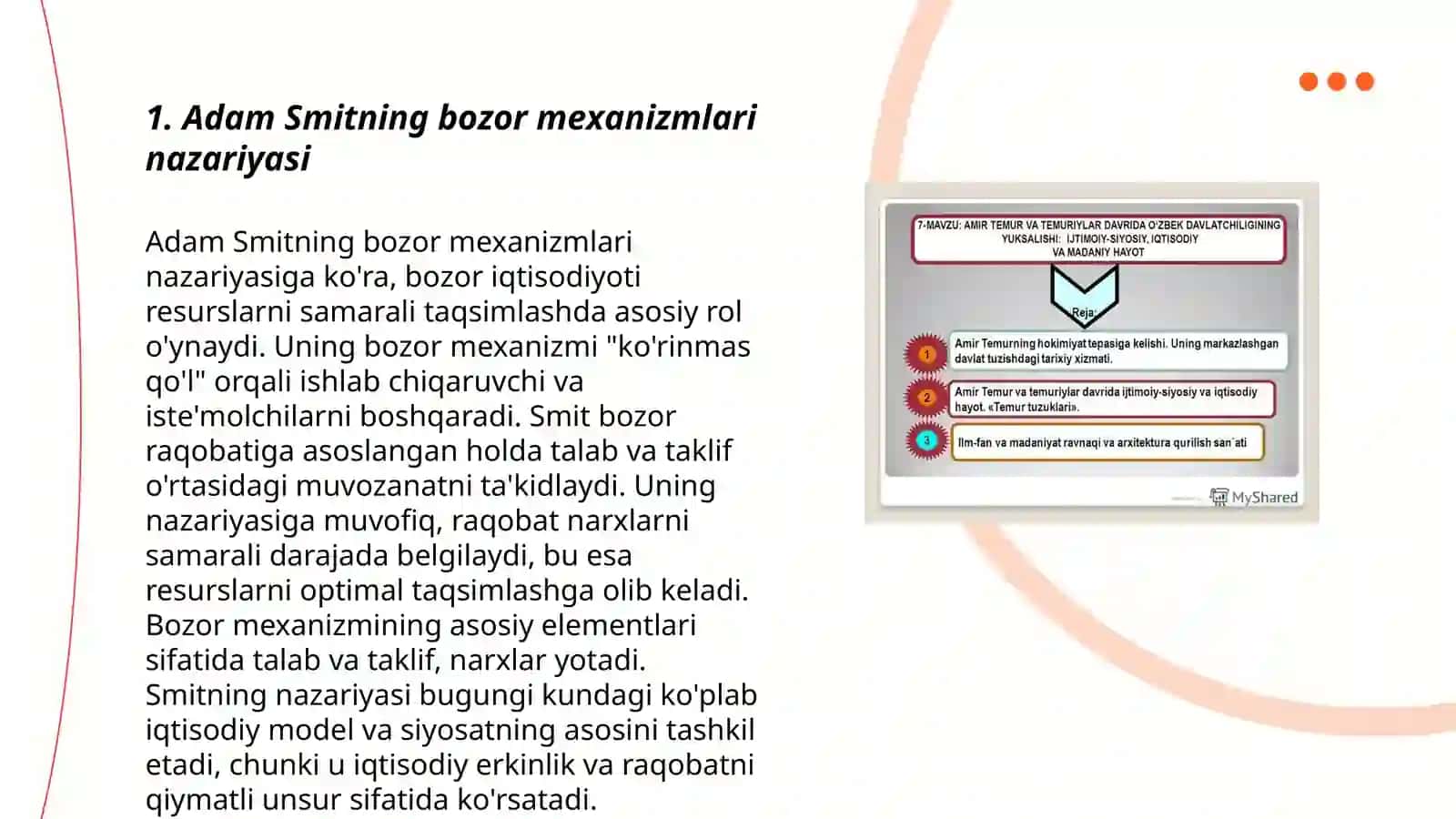 Adam Smit va David Rikardoning Iqtisodiy g'oyalari va talimotlari 3