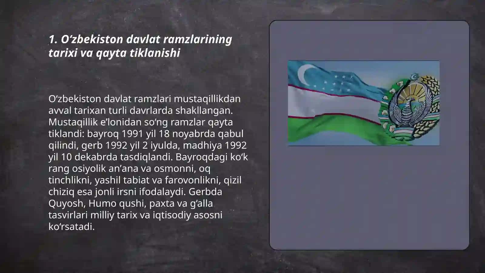 O‘zbekiston Respublikasi davlat ramzlari va ahamiyati 3