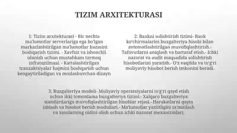 Faoliyat Yuritishning Buxgalteriya Modeli 3