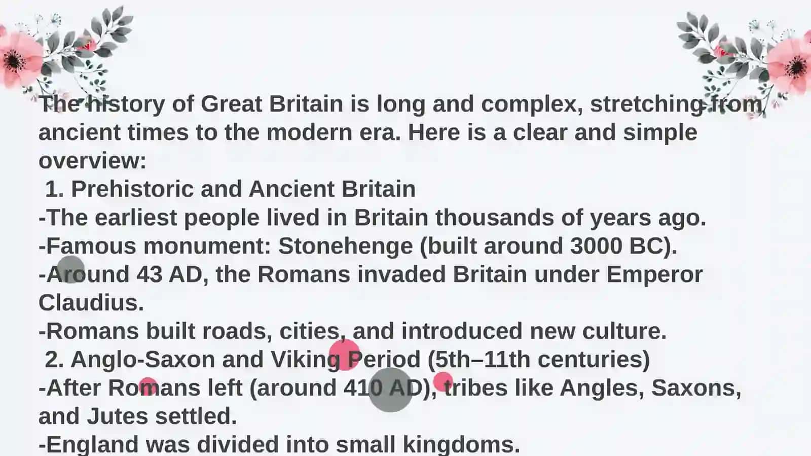 History of Great Britain. Great Britain under the Kingdoms 3