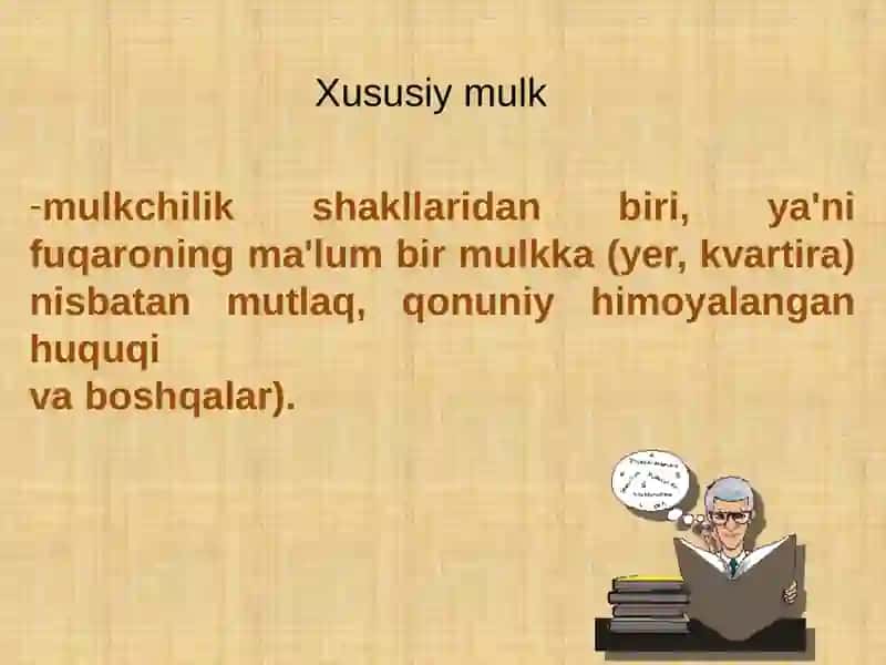 Xususiy mulk 3