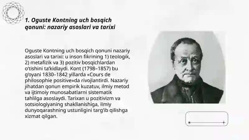 Oguste Kontning uch bosqich qonuni: nazariy asoslari va tarixi 3