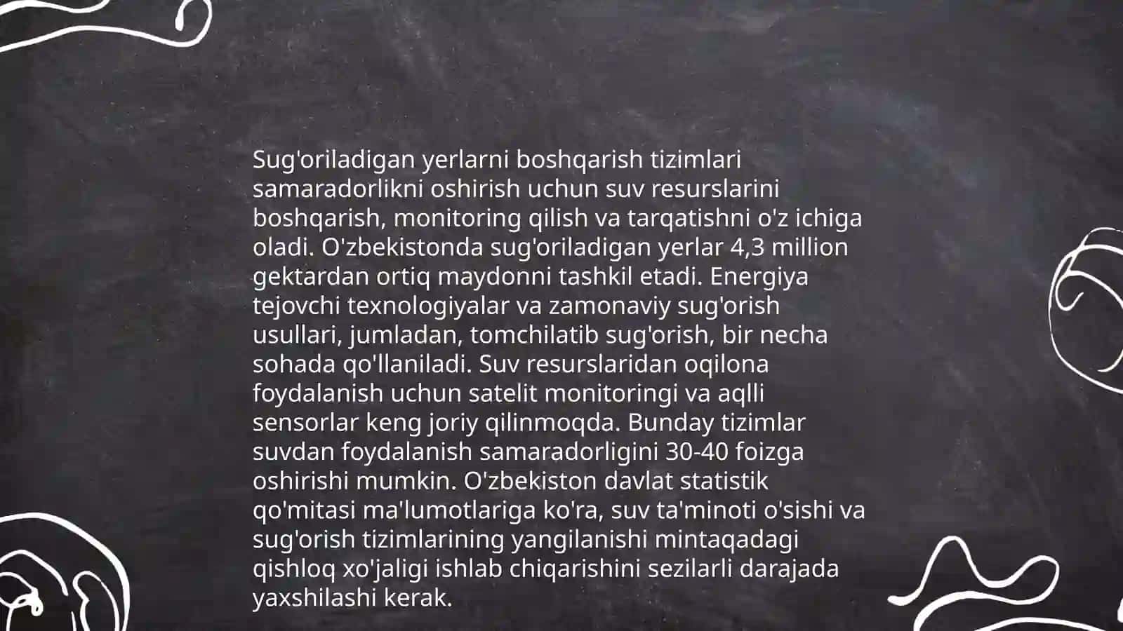 Sug'oriladigan yerlarda kollektor-zovur tarmoqlaridan samarali foydalanish yo'llari 3