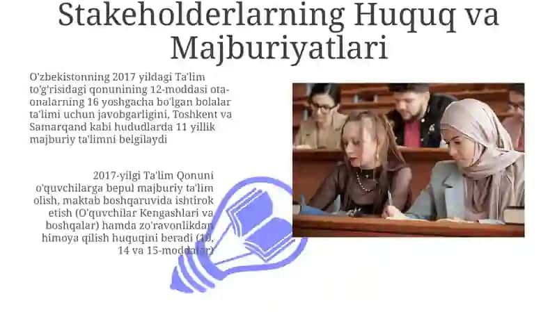 Oʻzbekiston Respublikasining Taʼlim toʻgʻrisidagi qonuni va uning mohiyati 3