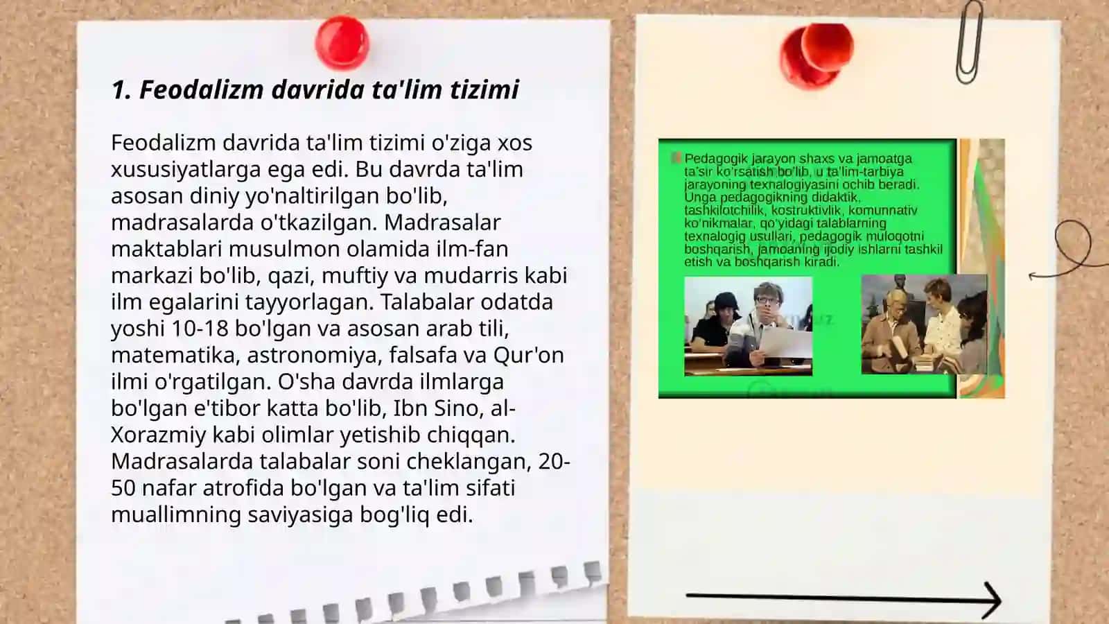 Feodalizm davrida oʻqituvchilarning pedagogik qobiliyati 3