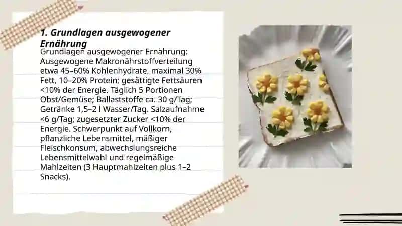 Grundlagen ausgewogener Ernährung 3